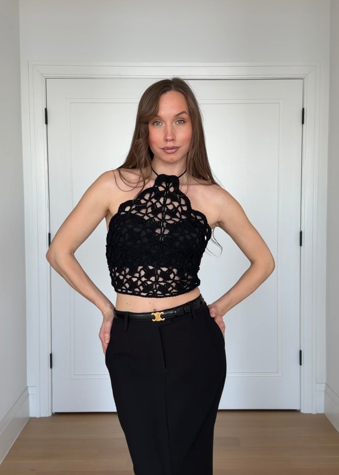 CROCHET TRIANGLE LACE TOP — TUTORIAL & PATTERN