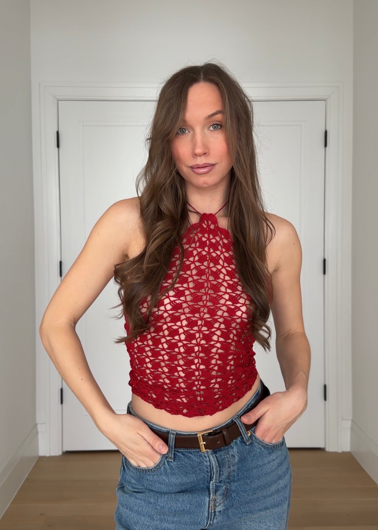 CROCHET TRIANGLE LACE TOP — TUTORIAL & PATTERN