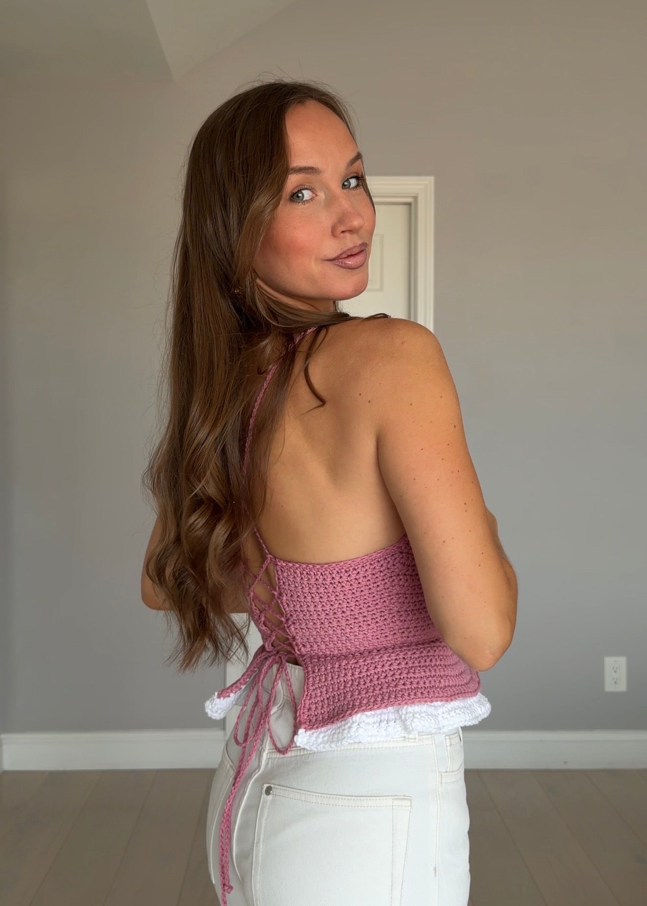 CROCHET PEPLUM CORSET TOP — TUTORIAL & PATTERN